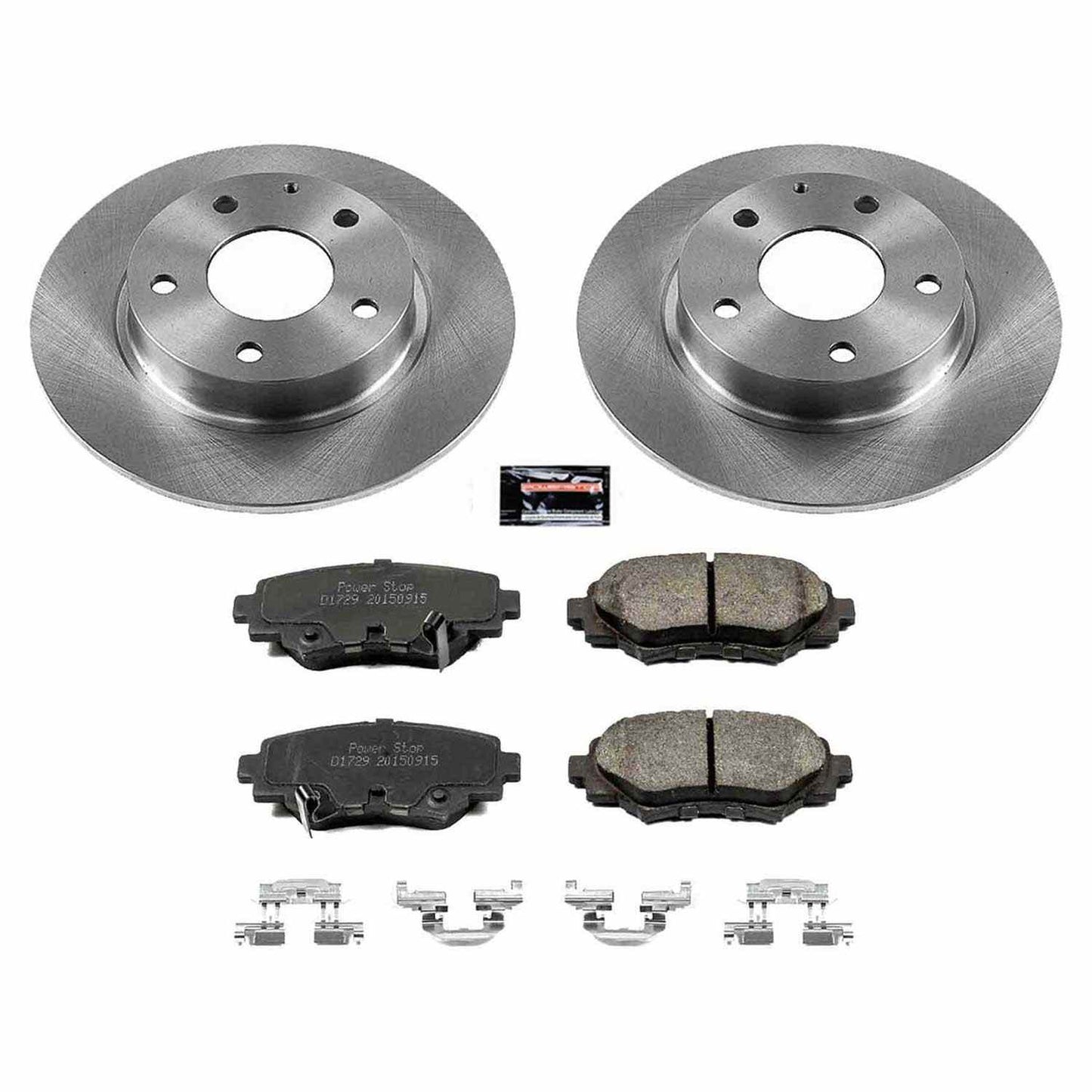 PowerStop Power Stop 14-16 Mazda 3 Rear Autospecialty Brake Kit KOE6963
