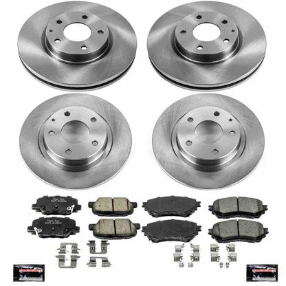 PowerStop Power Stop 14-15 Mazda 6 Front & Rear Autospecialty Brake Kit KOE6966