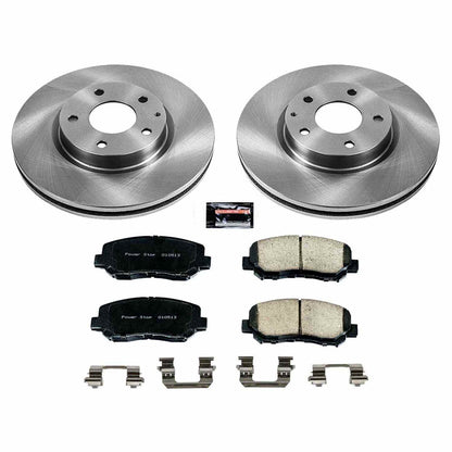 PowerStop Power Stop 13-15 Mazda CX-5 Front Autospecialty Brake Kit KOE6967