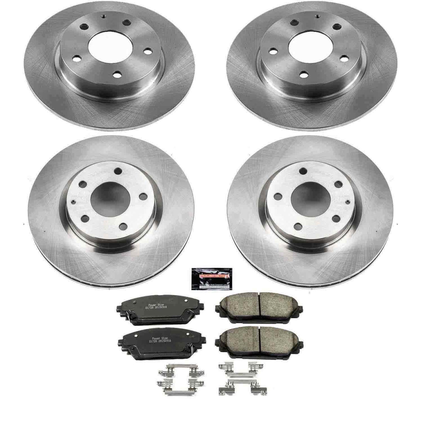 PowerStop Power Stop 14-16 Mazda 3 Front & Rear Autospecialty Brake Kit KOE6970