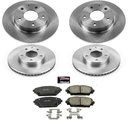 PowerStop Power Stop 14-16 Mazda 3 Front & Rear Autospecialty Brake Kit KOE6972