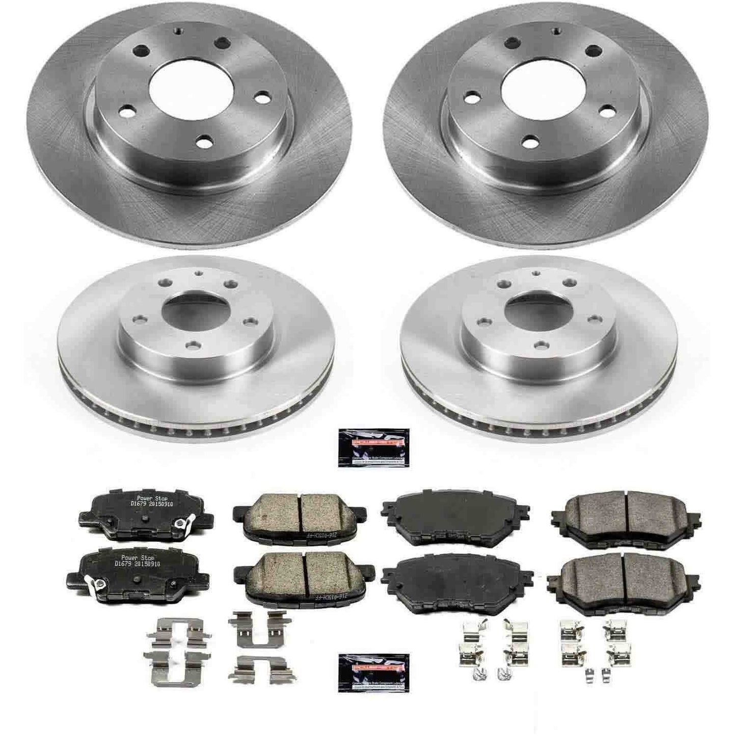 PowerStop Power Stop 14-16 Mazda 3 Front & Rear Autospecialty Brake Kit KOE6973