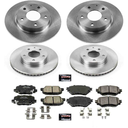 PowerStop Power Stop 14-16 Mazda 3 Front & Rear Autospecialty Brake Kit KOE6973
