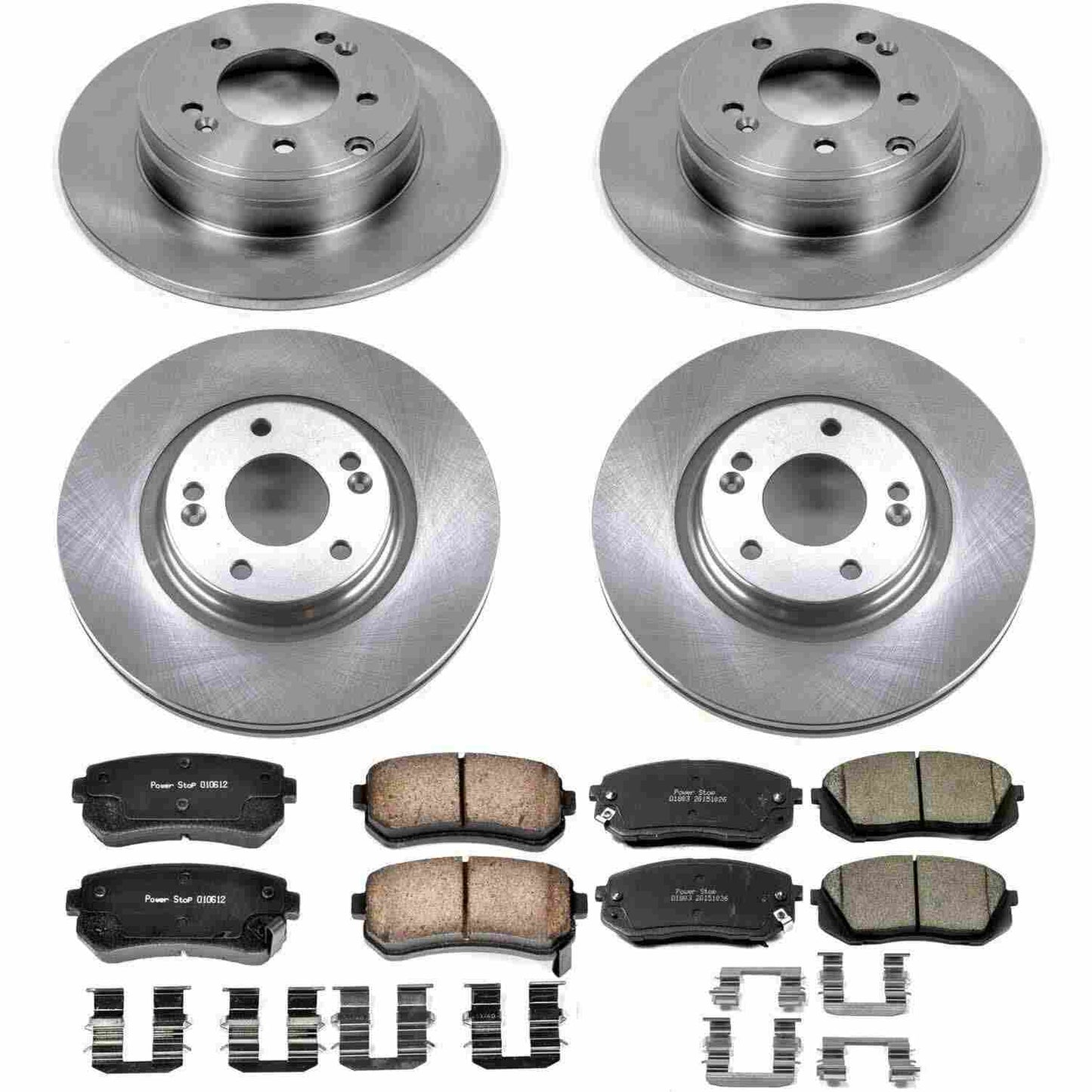 PowerStop Power Stop 2015 Hyundai Sonata Front & Rear Autospecialty Brake Kit KOE6981