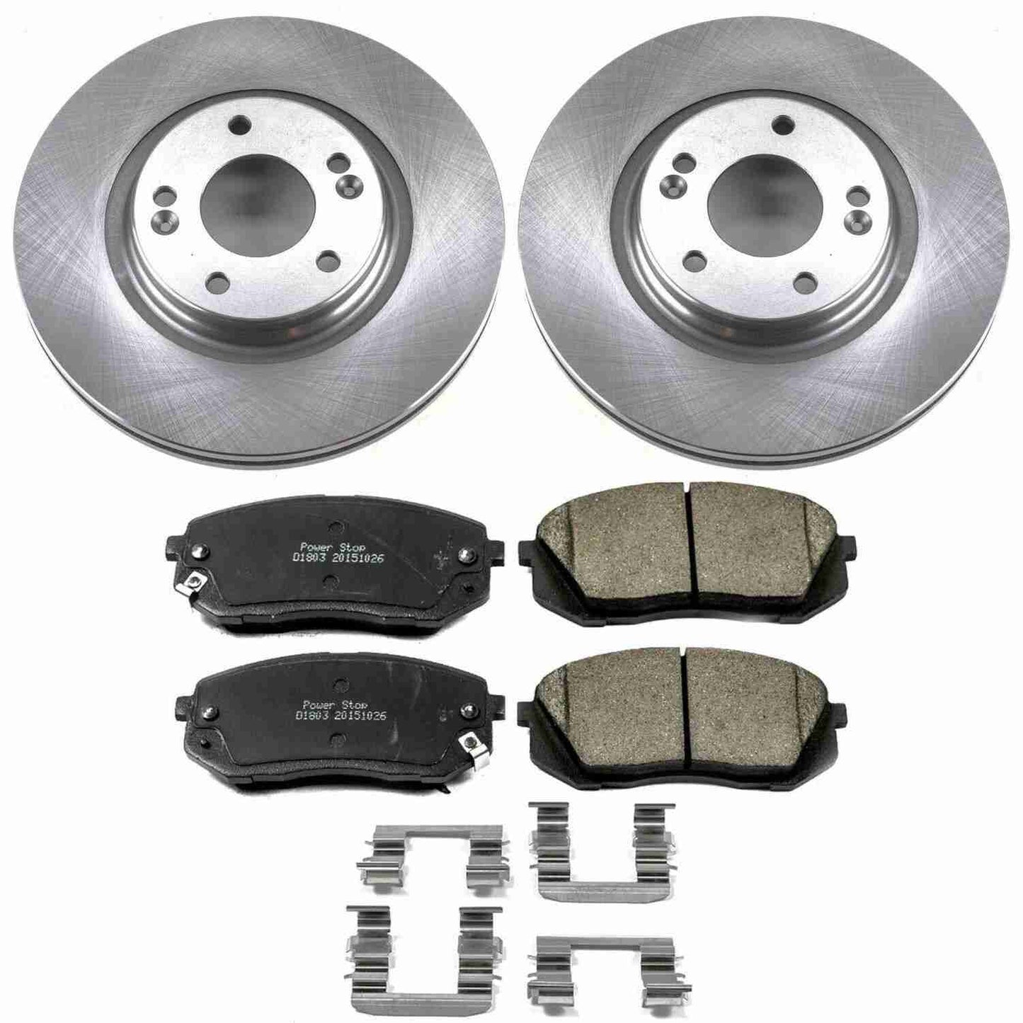 PowerStop Power Stop 15-16 Hyundai Sonata Front Autospecialty Brake Kit KOE6982