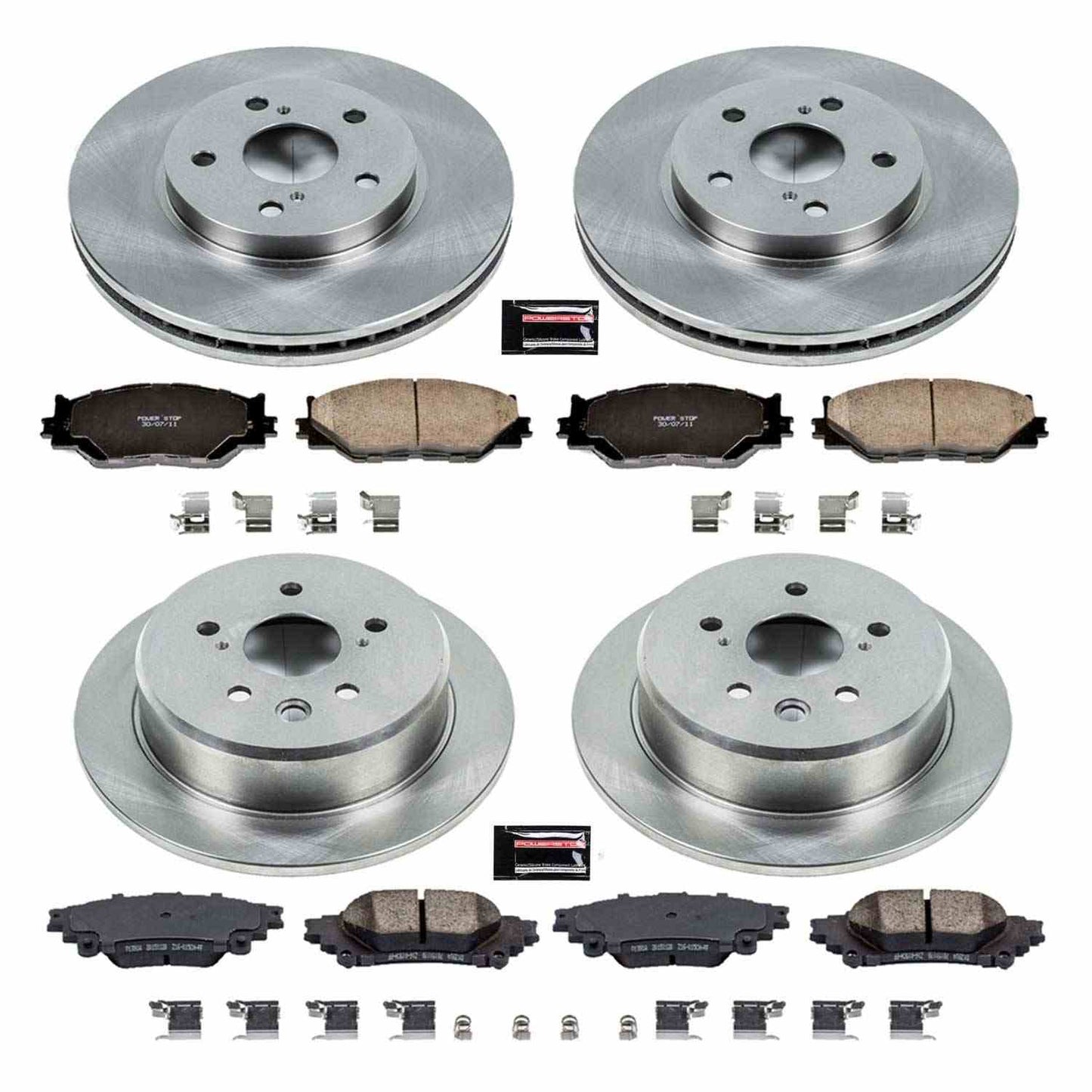 PowerStop Power Stop 14-15 Lexus IS250 Front & Rear Autospecialty Brake Kit KOE6988