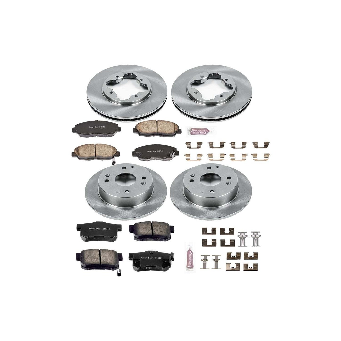PowerStop Power Stop 1997 Acura CL Front & Rear Autospecialty Brake Kit KOE698