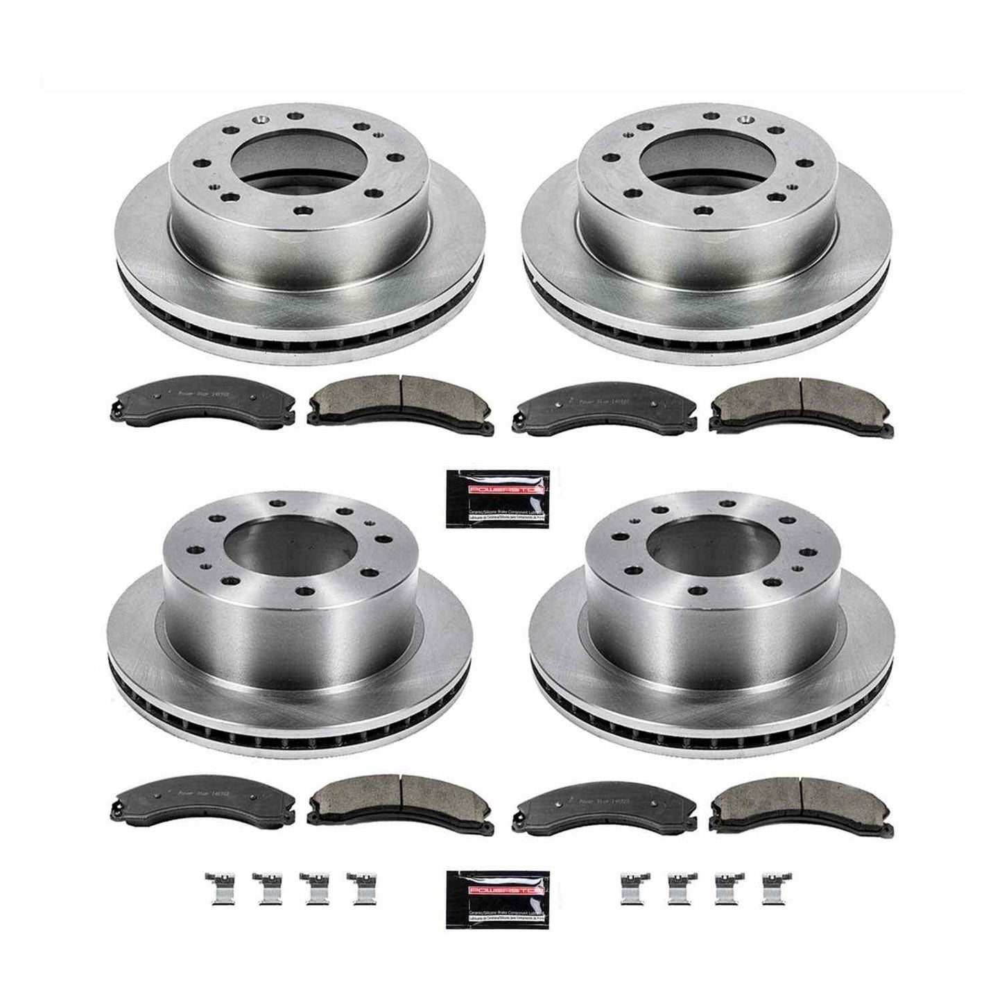 PowerStop Power Stop 15-19 Chevrolet Silverado 2500 HD Front & Rear Autospecialty Brake Kit KOE6992