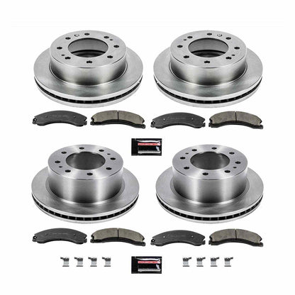 PowerStop Power Stop 15-19 Chevrolet Silverado 2500 HD Front & Rear Autospecialty Brake Kit KOE6992