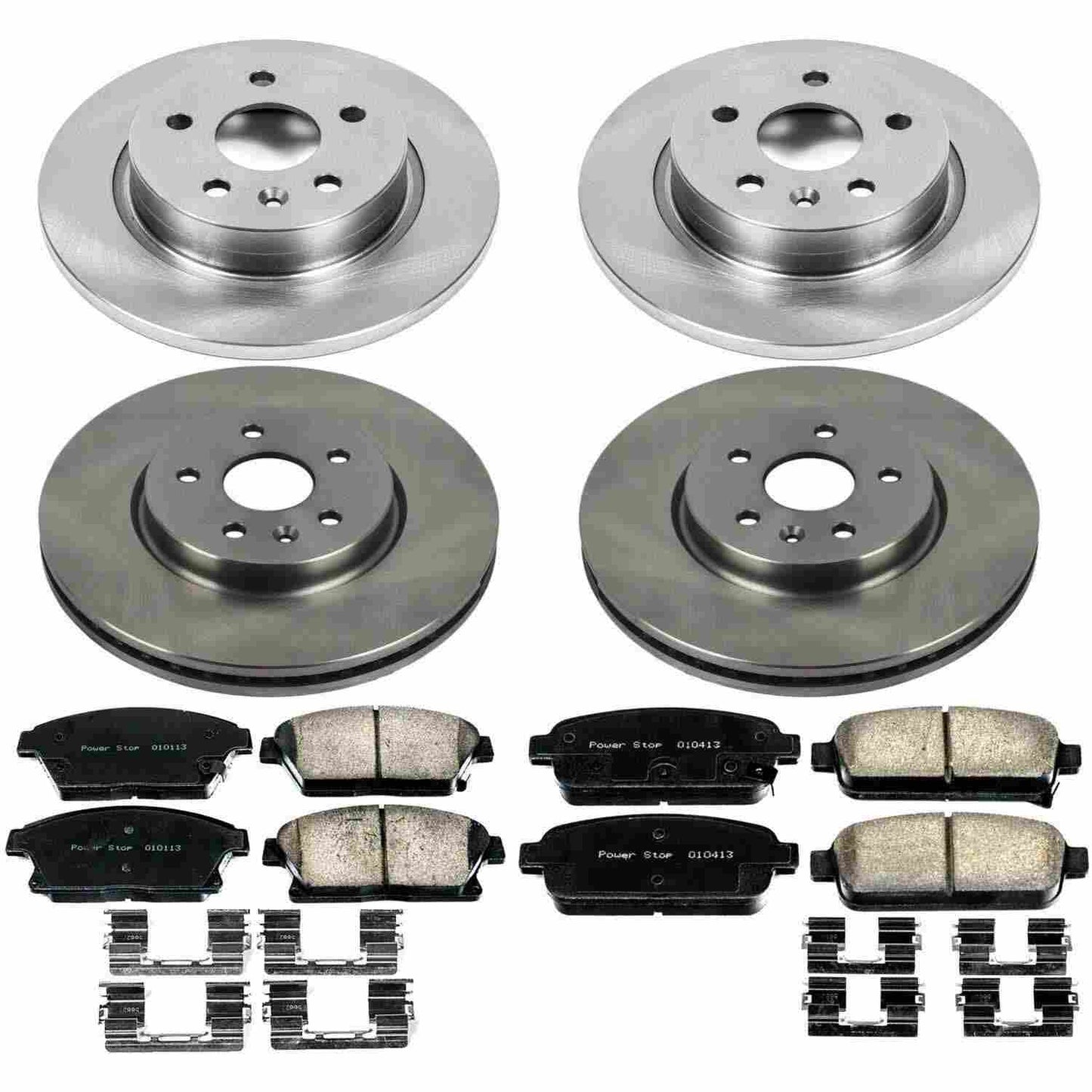 PowerStop Power Stop 15-16 Chevrolet Trax Front & Rear Autospecialty Brake Kit KOE6995