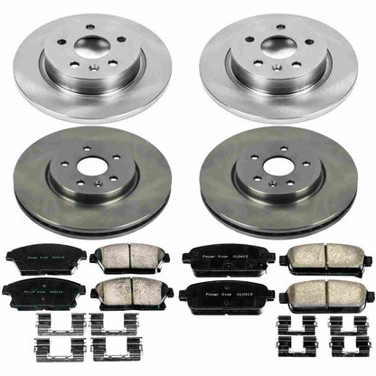 PowerStop Power Stop 15-16 Chevrolet Trax Front & Rear Autospecialty Brake Kit KOE6995