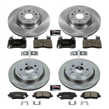 PowerStop Power Stop 14-18 Cadillac CTS Front & Rear Autospecialty Brake Kit KOE6997
