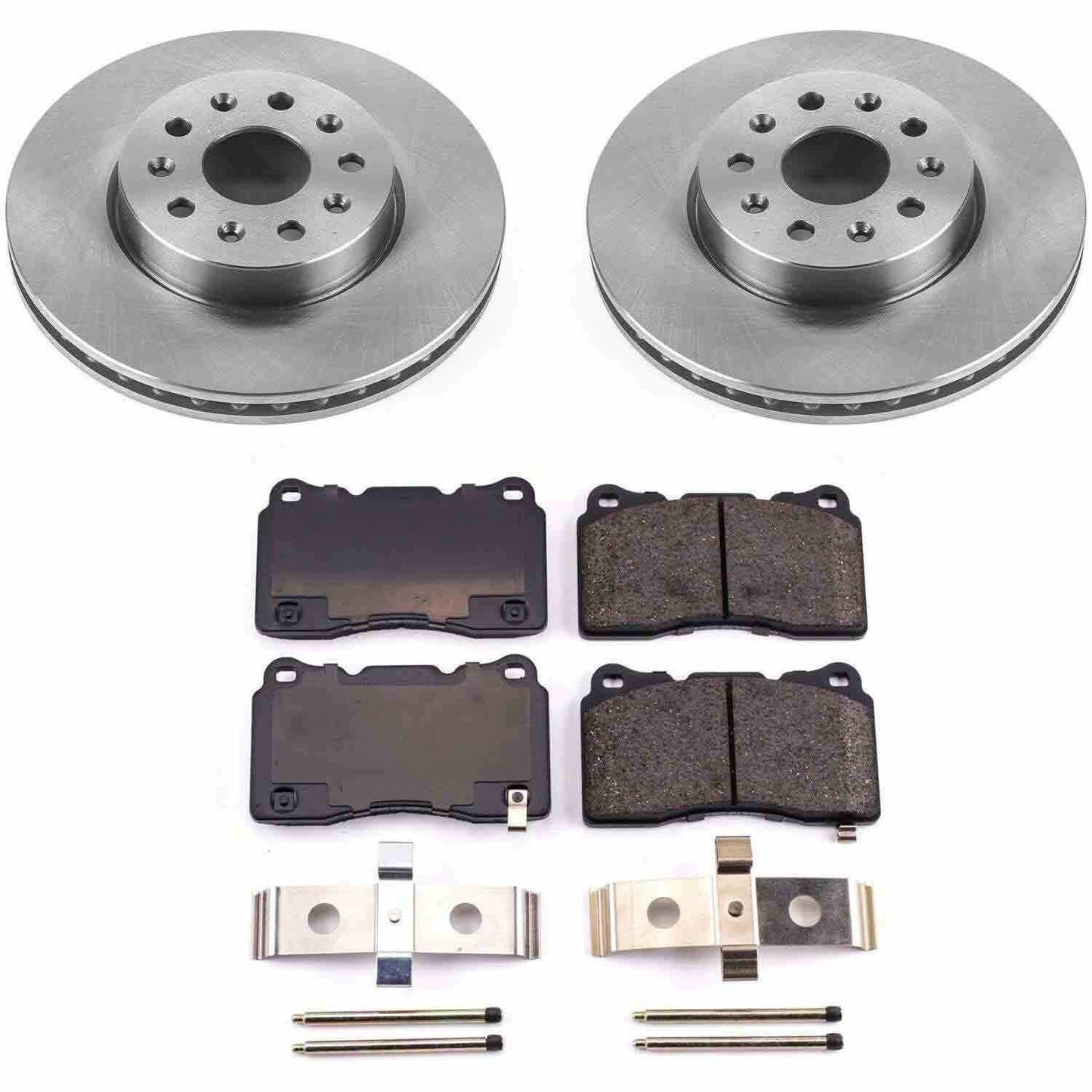 PowerStop Power Stop 14-18 Cadillac CTS Front Autospecialty Brake Kit KOE7001