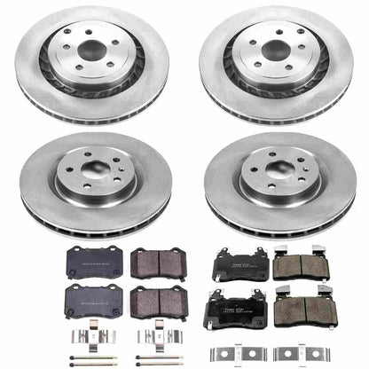 PowerStop Power Stop 15-17 Chevrolet SS Front & Rear Autospecialty Brake Kit KOE7006