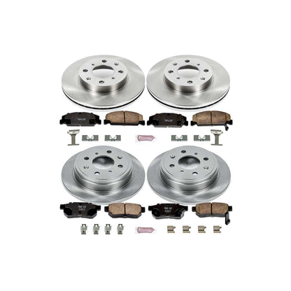 PowerStop Power Stop 92-95 Honda Civic Front & Rear Autospecialty Brake Kit KOE700