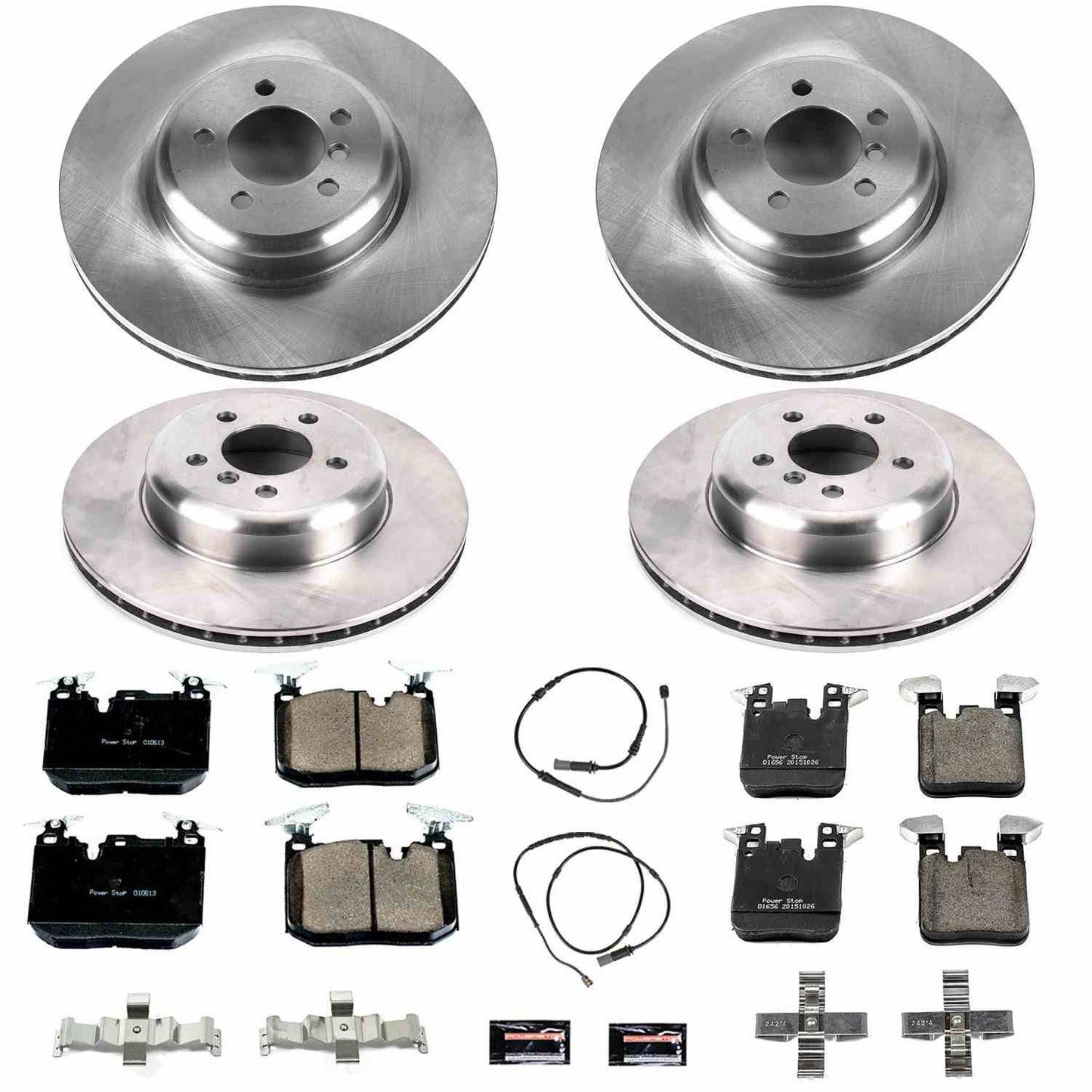 PowerStop Power Stop 12-15 BMW 335i Front & Rear Autospecialty Brake Kit KOE7012