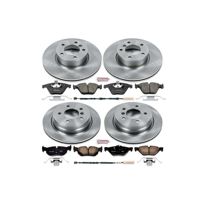 PowerStop Power Stop 13-15 BMW X1 Front & Rear Autospecialty Brake Kit KOE7024