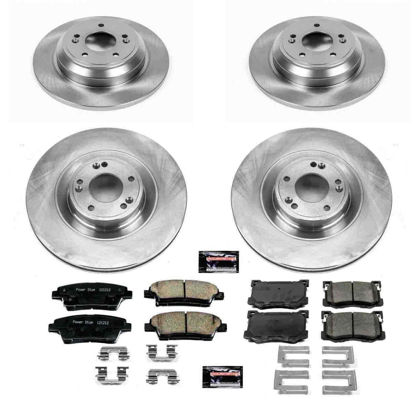PowerStop Power Stop 15-16 Hyundai Genesis Front & Rear Autospecialty Brake Kit KOE7029