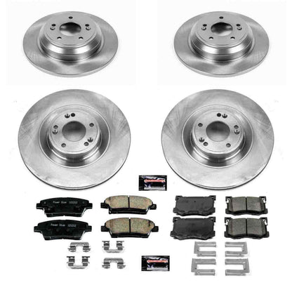 PowerStop Power Stop 15-16 Hyundai Genesis Front & Rear Autospecialty Brake Kit KOE7029