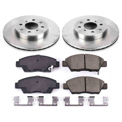PowerStop Power Stop 15-19 Honda Fit Front Autospecialty Brake Kit KOE7032