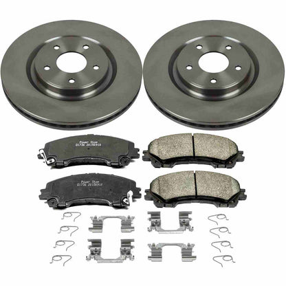 PowerStop Power Stop 14-19 Nissan Rogue Front Autospecialty Brake Kit KOE7034