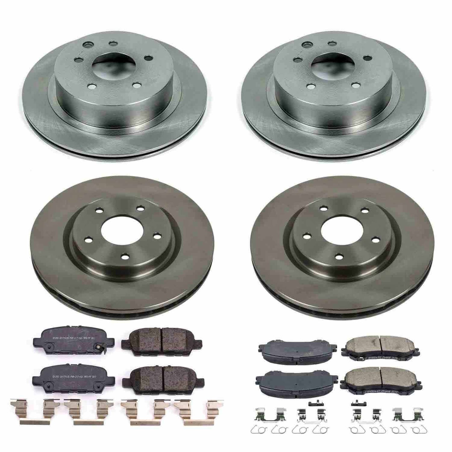 PowerStop Power Stop 14-19 Nissan Rogue Front & Rear Autospecialty Brake Kit KOE7035