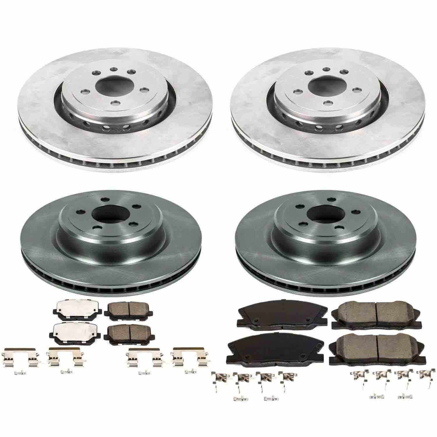 PowerStop Power Stop 14-19 Dodge Charger Front & Rear Autospecialty Brake Kit KOE7051