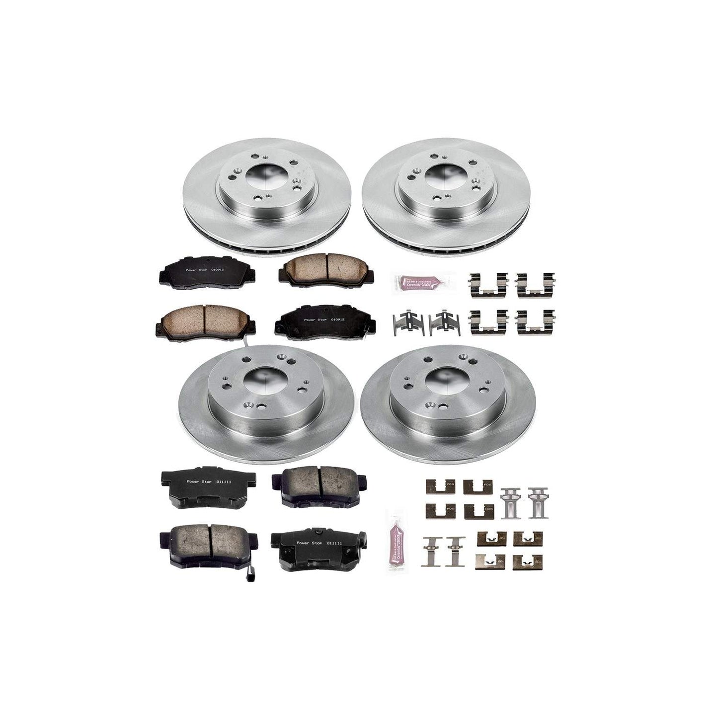 PowerStop Power Stop 97-01 Honda Prelude Front & Rear Autospecialty Brake Kit KOE706