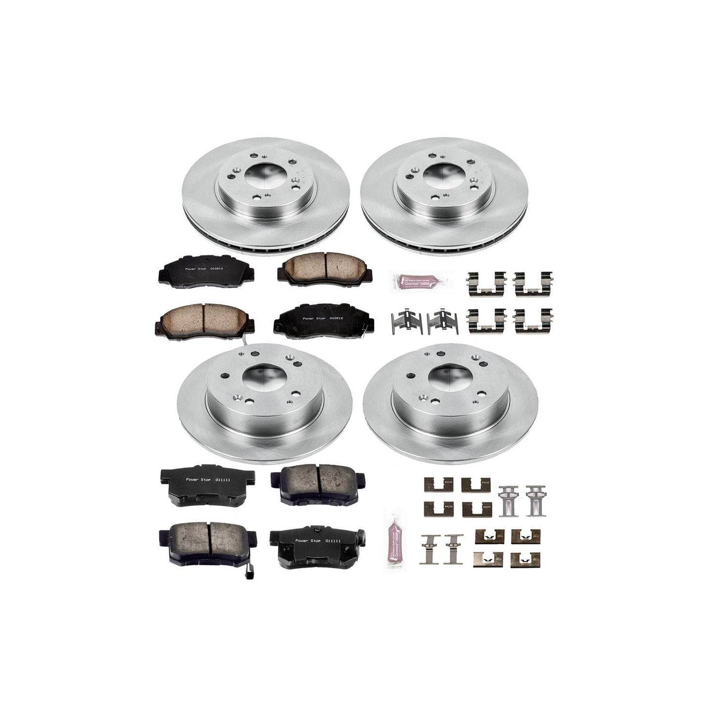 PowerStop Power Stop 97-01 Acura Integra Front & Rear Autospecialty Brake Kit KOE707