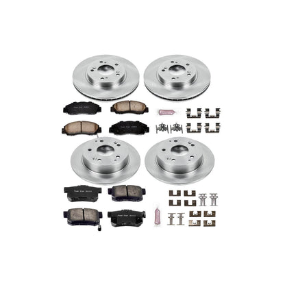 PowerStop Power Stop 97-01 Acura Integra Front & Rear Autospecialty Brake Kit KOE707