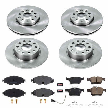 PowerStop Power Stop 15-18 Audi A3 Front & Rear Autospecialty Brake Kit KOE7111