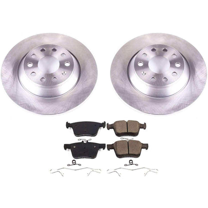 PowerStop Power Stop 16-18 Audi TT Quattro Rear Autospecialty Brake Kit KOE7176