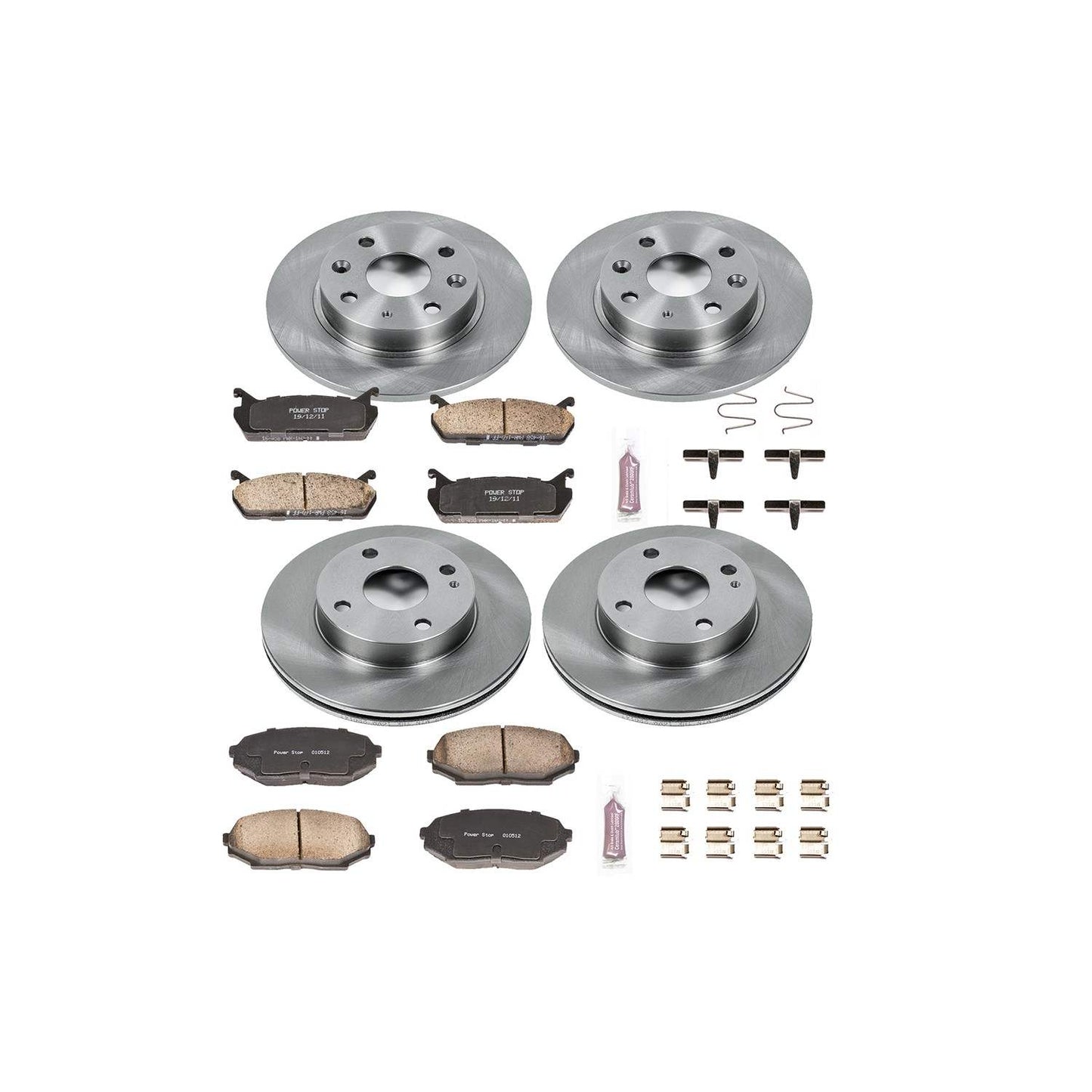 PowerStop Power Stop 90-93 Mazda Miata Front & Rear Autospecialty Brake Kit KOE718