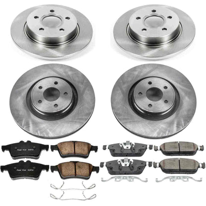PowerStop Power Stop 15-18 Ford Focus Front & Rear Autospecialty Brake Kit KOE7233