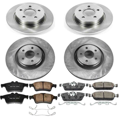 PowerStop Power Stop 15-18 Ford Focus Front & Rear Autospecialty Brake Kit KOE7233
