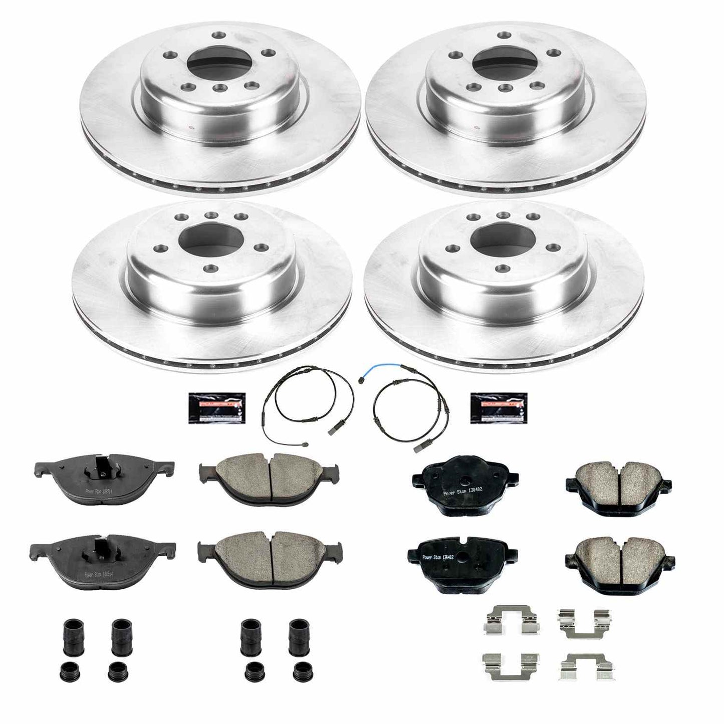 PowerStop Power Stop 12-13 BMW 528i Front & Rear Autospecialty Brake Kit KOE7236