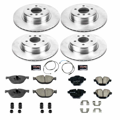 PowerStop Power Stop 12-13 BMW 528i Front & Rear Autospecialty Brake Kit KOE7236