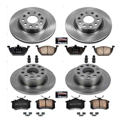 PowerStop Power Stop 13-15 Volkswagen Jetta Front & Rear Autospecialty Brake Kit KOE7242