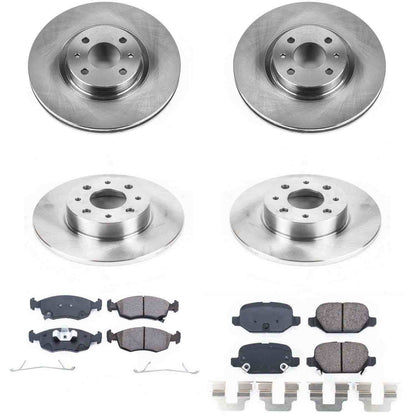 PowerStop Power Stop 13-18 Fiat 500 Front & Rear Autospecialty Brake Kit KOE7245