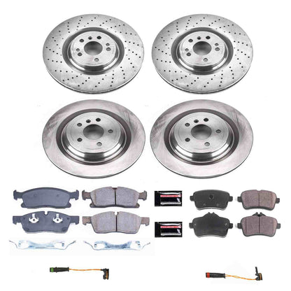 PowerStop Power Stop 13-16 Mercedes-Benz GL350 Front & Rear Autospecialty Brake Kit KOE7246