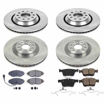 PowerStop Power Stop 15-19 Volkswagen Golf R Front & Rear Autospecialty Brake Kit KOE7253