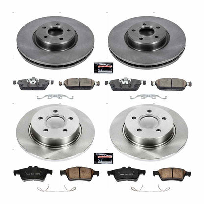 PowerStop Power Stop 15-18 Ford Focus Front & Rear Autospecialty Brake Kit KOE7277