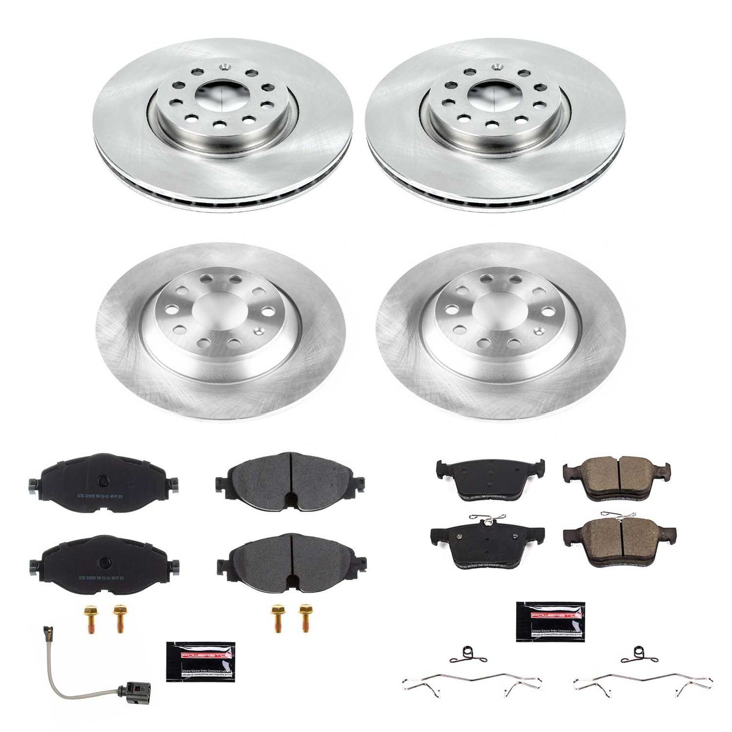 PowerStop Power Stop 16-18 Audi TT Quattro Front & Rear Autospecialty Brake Kit KOE7278
