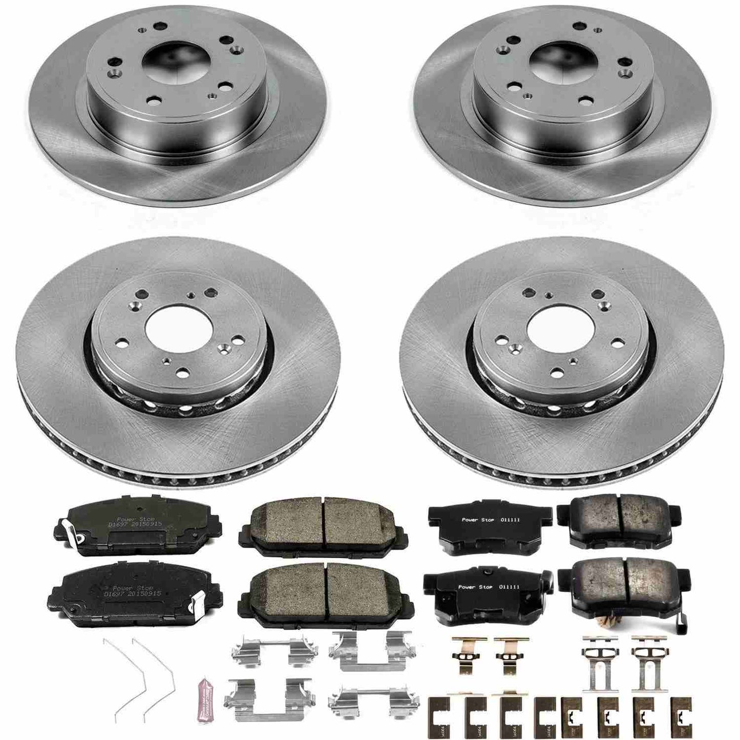 PowerStop Power Stop 2016 Acura ILX Front & Rear Autospecialty Brake Kit KOE7283