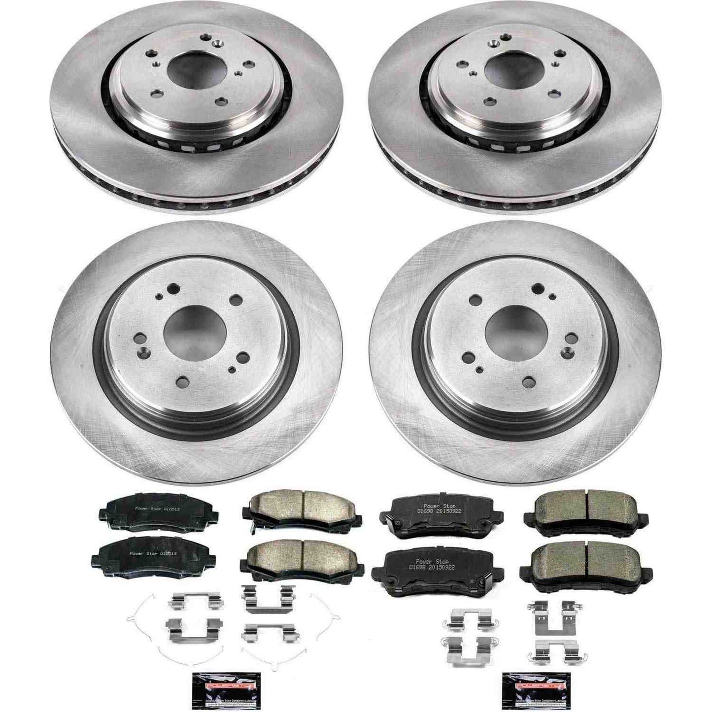 PowerStop Power Stop 15-19 Acura TLX Front & Rear Autospecialty Brake Kit KOE7284