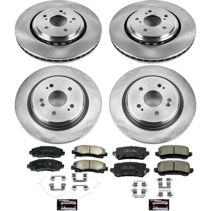 PowerStop Power Stop 15-19 Acura TLX Front & Rear Autospecialty Brake Kit KOE7284