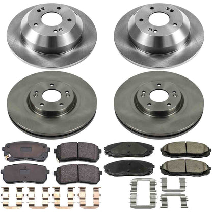 PowerStop Power Stop 15-19 Kia Sedona Front & Rear Autospecialty Brake Kit KOE7286