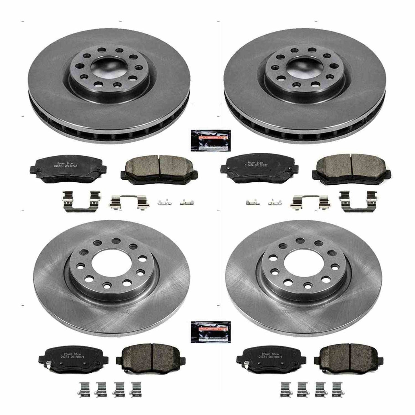 PowerStop Power Stop 15-17 Chrysler 200 Front & Rear Autospecialty Brake Kit KOE7288