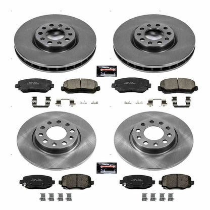 PowerStop Power Stop 15-17 Chrysler 200 Front & Rear Autospecialty Brake Kit KOE7288