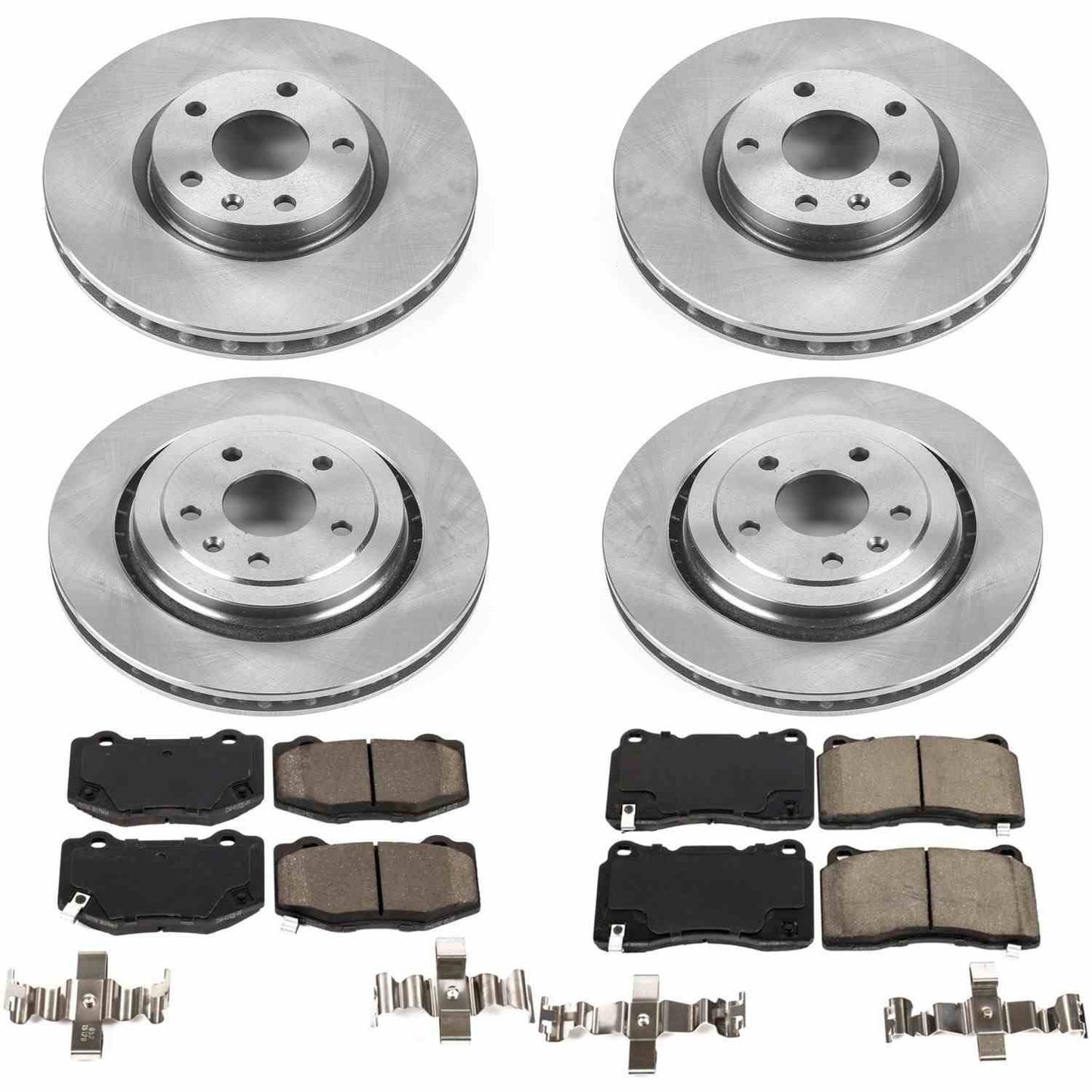 PowerStop Power Stop 15-19 Chevrolet Corvette Front & Rear Autospecialty Brake Kit KOE7291